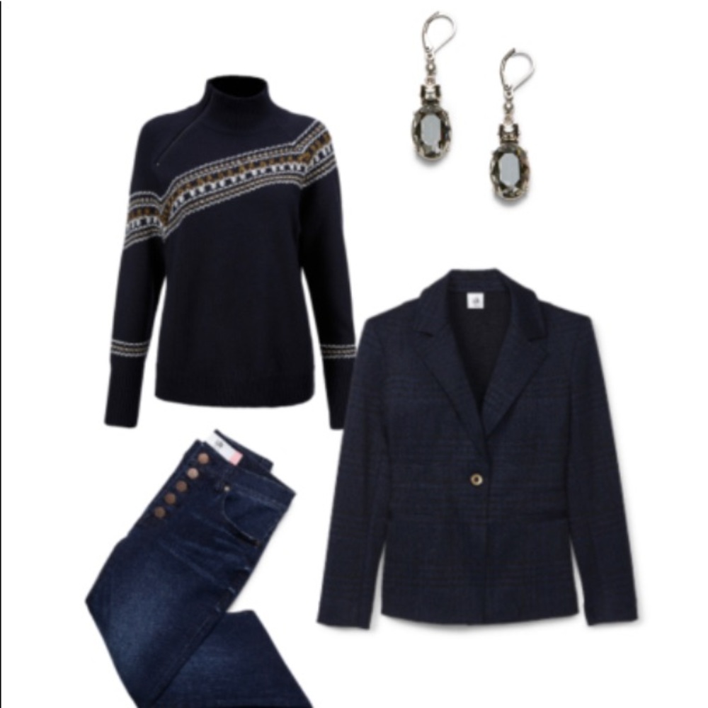 CAbi Fair Isle pullover